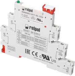 Relpol SIR6W-24VAC/DC-R Interfész relé 1C/O 6A 24VAC/DC 863751 (863751)