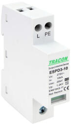 Tracon Túlfeszültség levezető, egybeépített T3 AC típusú ESPD3-10-1+1P Tracon (ESPD3-10-1+1P)