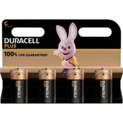 Duracell Babyelem (Plus-C K4) Alkáli mangán 1.5 V 4 db (Plus-C K4) - aqua
