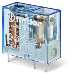 Finder 40.31. 7.024 relé 1CO(váltó) 10A 24V DC érzékeny, 3, 5mm lábkiosztás (40.31.7.024.0000)