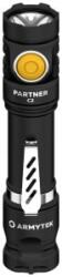 Armytek Partner C2 Magnet USB White LED Kézilámpa Övcsíptetővel, Tokkal Akkuról üzemeltetett 1100 lm 118 g (F07802C) (F07802C) - aqua