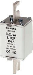 Siemens 3NE3233 késes biz. , NH-1, 450A aR, 1000VAC, félvezetővédő (3NE3233)