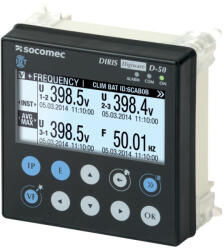 Socomec DIRIS Digiware D-50 multipontos kijelző, Ethernet kimenettel 48290204 Socomec (48290204)