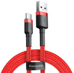 Baseus Cafule USB / USB-C töltő- és adatkábel 2A, 2m, piros