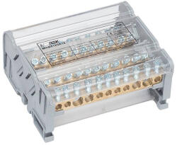 Morek Elosztóblokk MOBLOCK 4P 2x35+2x25 + 7x6mm2 125A MAB4125A18 (MAB4125A18)