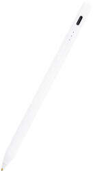 Techsuit - Stylus Toll (S3) - telefonokhoz és tabletekhez, univerzális, aktív, Type-C, gyors töltés, 130mAh - Fehér