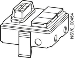 Siemens BVP: 047335 BD2-AK1/3SD163A161 leágazó, 3x1B 16A kismegszakító, 3xSchuko aljzat (BVP:047335)