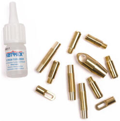 Univolt Katimex Javítókészlet 4, 5mm behúzószálhoz (ragasztó, fűzőfej, toldó, kezdőfej) KM-SERV-SET (102055) 040478 (040478)