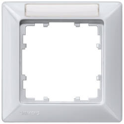 Siemens 5TG2551-4 1-es keret feliratmezővel, alumínium (RAL9006), DELTA line (5TG25514)