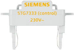 Siemens 5TG7333 LED glimmlámpa/jelzőfény kapcsolóhoz, narancs, 230V/0, 9mA, DELTA i-system (5TG7333)