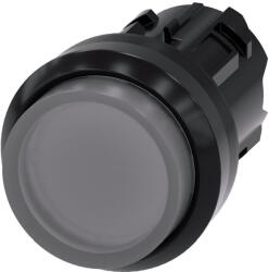 Siemens 3SU1001-0BB70-0AA0 világító nyomógombfej, kiálló, átlátszó Sirius (3SU10010BB700AA0)