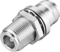 Siemens 6GK5798-2PP00-2AA6 IWLAN RCOAX N-Connect/N-Connect anya/anya panel átvezető, max. 4, 5mm vastagságig, 2.4 GHz és 5 GHz, IP67 (6GK57982PP002AA6)