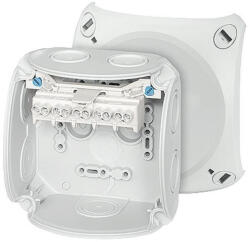 Hensel HBT DK 0404 GZ Kábelösszekötő doboz kapcsokkal 104x104x70mm szürke (DK 0404 GZ)