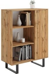  Fondi könyvespolc - fém lábakkal