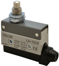 TRACON Helyzetkapcsoló, kúpos, ütközős 1×CO, 10A/250V AC, 25mm, IP40 LS7310 Tracon (LS7310)