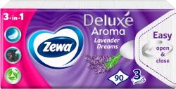 Zewa delux papírzsebkendő lavender 3 rétegű 90db