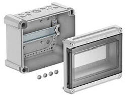 OBO SDB 09L PS Kiselosztó 9 TE részére, sorkapocs blokk nélkül 245x190x130 2008828 (2008828)