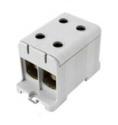 Pollmann Electrotech Fővezeték sorkapocs 2x150/2x150mm2 (35-150mm2) szürke UK 150/2, 2090210 Pollmann (2090210)