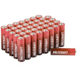 VOLTCRAFT Ipari ceruzaelem készlet, alkáli mangán 2900 mAh 1, 5 V 40 db, Industrial LR6 SE (VC-11888960) (VC-11888960) - aqua