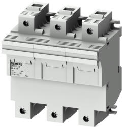 Siemens 3NW7232 bizt. tartó, 3P, 22x58, kompakt, (max. 100A), LED állapotjelzővel (3NW7232) - lumenet