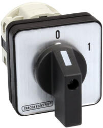 TRACON Kézikapcsoló, BE-KI 400V, 50Hz, 160A, 4P, 37kW, 88×88mm, 60fok TK-166/4 (TK-166/4)