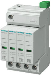 Siemens 5SD7424-1 túlfeszültség levezető, 3+1P C/T2/II 350V TN-S/TT, távjelzéssel (5SD74241)
