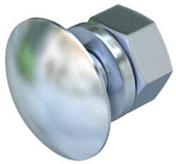 OBO félgömbfejű csavar alátéttel és anyával, cink M10x20 6407471 (6407471)