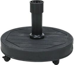  Kerti esernyő talp, nehézsúlyú stabilitás, időjárásálló kivitel, SZÜRKE