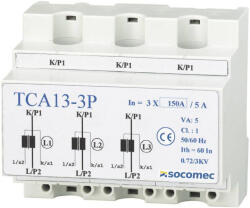 Socomec Áramváltó TCA13-3P 3x150/5 Class0, 5 2, 5VA 192T1915 Socomec (192T1915)