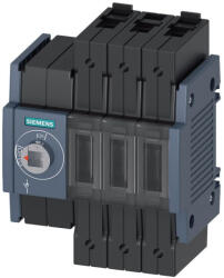 Siemens 3KD1630-2ME10-0 szakaszolókapcsoló 3P 16A, baloldali működtetés, kengyeles csatlakozó (3KD16302ME100)