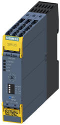 Siemens 3SK1121-1CB41 biztonsági relé, 24VDC, 2NO +2NO késleltetett, 0.05-3 s, EN ISO 13849-1: 4, SIL: 3, PL: e, csavaros csatlakozás (3SK11211CB41)