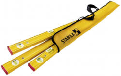 STABILA PRO SET 80 AS Vízmérték készlet 30 cm, 60 cm, 120 cm 0.5 mm/m (19714) (19714)