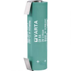 VARTA AA lítium ceruzaelem, forrasztható, 3V 2000 mAh, forrfüles, 15 x 50 mm, Varta CR AA LF (6117-LF) - aqua