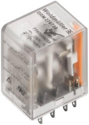 Weidmüller DRM2700 24VDC 2CO LD 10A AgNi 2 morzés relé, LED-es, 24V DC 7760056060 Weidmüller (7760056060)