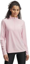 Under Armour Női funkcionális félcipzáras pulcsi Under Armour TECH RIB 1/2 ZIP W rózsaszín 1389857-647 - S