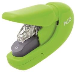 PLUS Corporation Kapocs nélküli tűzőgép, kézi, 8 lap, PLUS, zöld (PLUS31146)