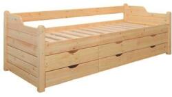 Etsberger Fenyő Ágykeret - 4+1 Fiók - 80x200 cm