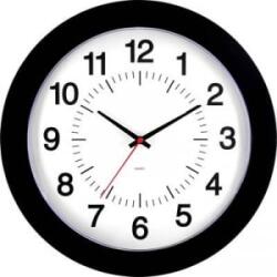 EUROTIME Kvarc Falióra 30.5 cm Fekete (80514-05) (80514-05)