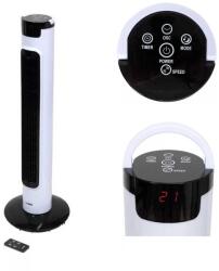 Techtix TECH50W Oszlopventilátor , 95.5 cm, LED kijelzővel és Távirányítóval, Toronyventilátor