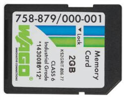 Wago SD memóriakártya, 2 GB, SLC-NAND, -40…+90 °C (758-879/000-001) (758-879/000-001)