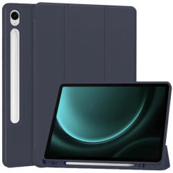 Techsuit Samsung Galaxy Tab S9 FE - Techsuit - Flex Trifold (ceruzatartóval) - Sötétkék tok