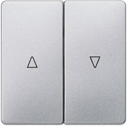 Siemens 5TG6254 redőny/zsalu billentyű, alumínium (RAL9006), DELTA i-system (5TG6254)