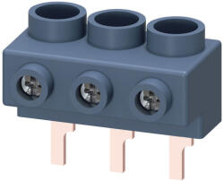 Siemens 3RV1915-5A betáplálókapocs 3F fésűs sínhez, 16mm2, S00 (3RV19155A)