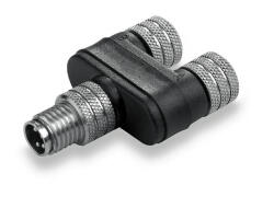 Weidmüller Érzékelő elosztó Y adapter, M8, 4pólus, SAI Y-4S M8-M8 1805660000 Weidmüller (1805660000)