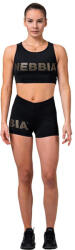 Nebbia Gold Print 828 black Női rövidnadrág S