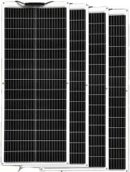  Napelem, Rugalmas kialakítás, Nagy hatékonyságú, 4db 100W