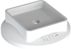 J. Pröpster 1047 műanyag rozetta szürke, Niro kapocshoz (1047)