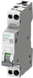 Siemens Kismegszakító 1C+N 10A 6kA 5SL6010-7, 1 modulos, N bal, Siemens (5SL60107KL)
