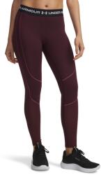 Under Armour Női magas derekú kompressziós leggings Under Armour COLDGEAR TEXTURED LEGGINGS W piros 6003997-600 - S