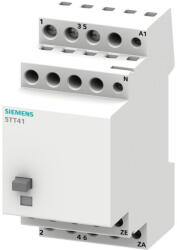 Siemens 5TT4123-0 impulzusrelé, 16A/400VAC, 3NO, 230VAC tekercs, központi ON/OFF (5TT41230)